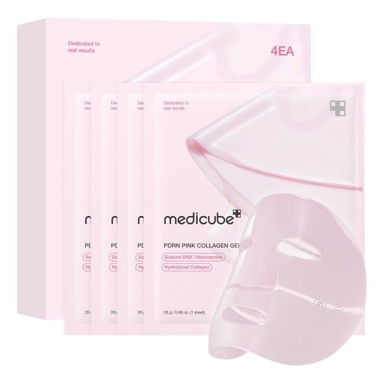 Medicube PDRN Pink Collagen Máscara de Gel 4x28 g