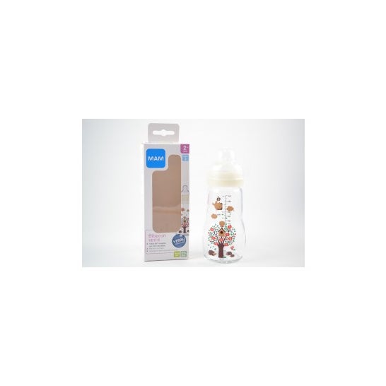 Mam Biberón Tetina Flow 2 Colores 260ml
