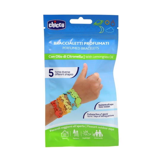 Chicco Pulseiras Perfumadas com Óleo de Citronela 5 unid.