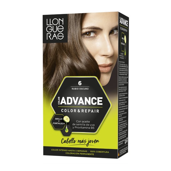 Llongueras Color Advance Hair Dye N6 Dark Blonde1ud