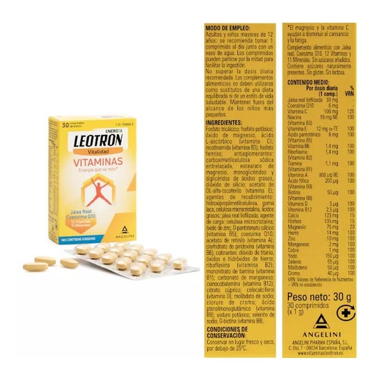 Vitamina Leotron 30cáps Vitamina Leotron 30cáps