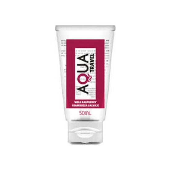 Aqua Travel Lubricante Base Agua Sabor Frambuesa Salvaje 50ml