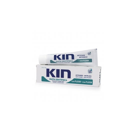 Kin toothpaste com flúor e aloe vera 125ml