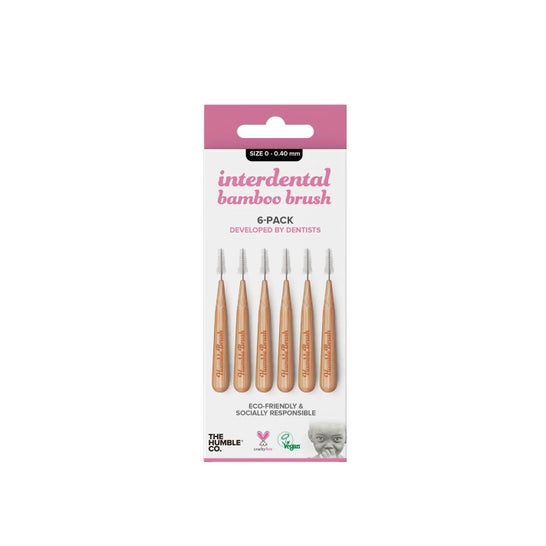 A Escova Interdental Humble Co Bamboo Tamanho 0 6pcs