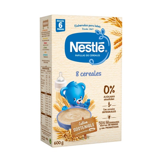 Mingau de Nestlé 8 cereais com bofidus 600g
