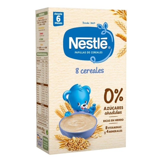 Mingau de Nestlé 8 cereais com bofidus 600g