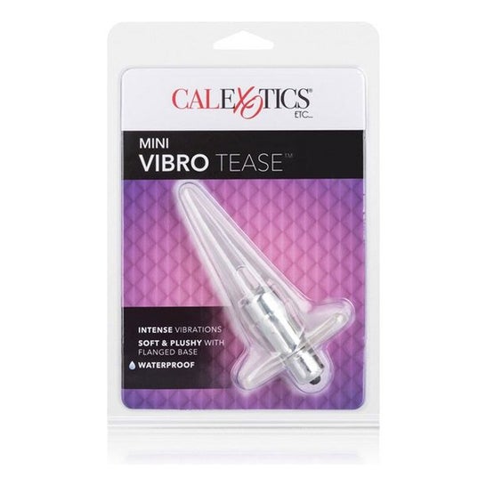 CalExotics Plug Mini Vibro Tease Vibrador Transparente 1ud