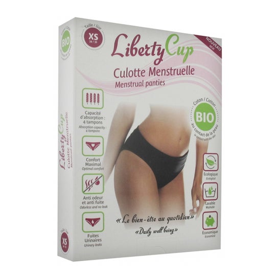 Liberty Cup Calcinha Menstrual Xs Preto