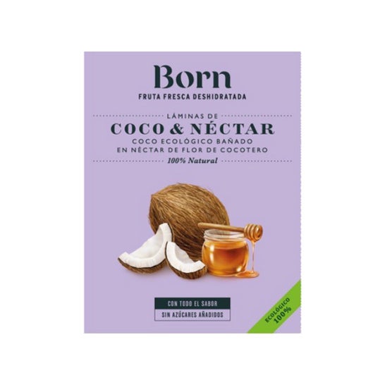 Born Coco y Nectar Laminas Deshidratados Eco 40g