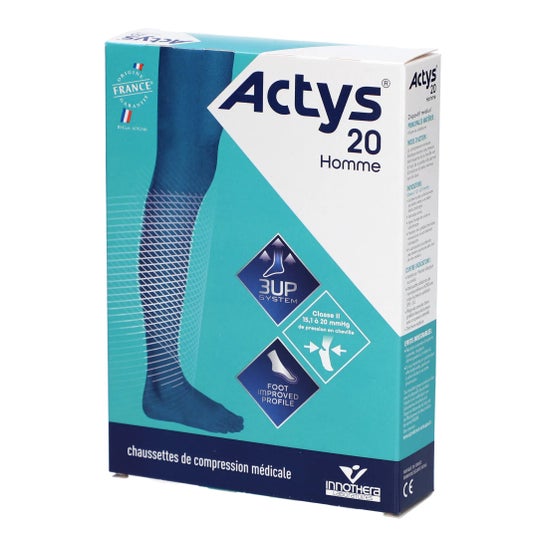 Actys 20 Homme Meia Preta Tamanho 2N 1 unid