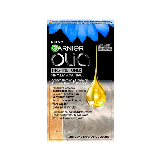 Garnier Olia Hi-Shine Toner Neutralizer 9.1 Ash Blonde Kit