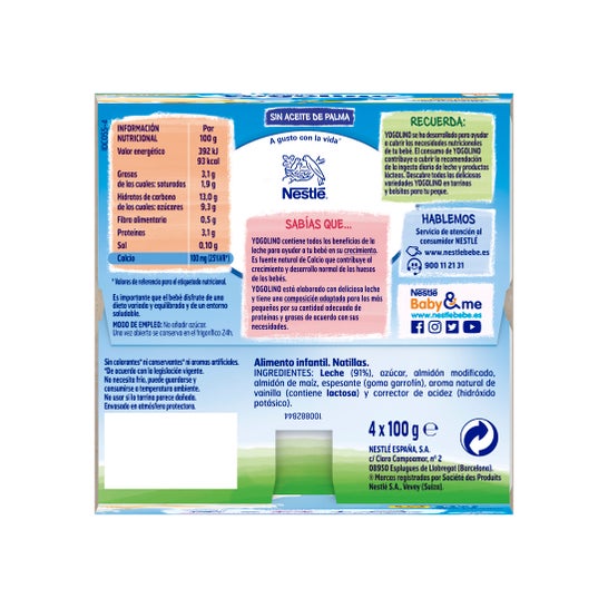 Creme de biscoito Iogolino 100gx4uds