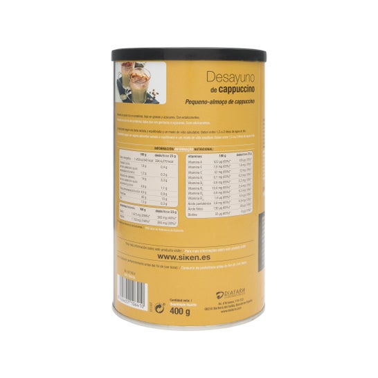 Siken Diet capuccino de café da manhã 400g