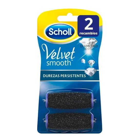 Scholl Velvet Smooth Diamond Cristais substituição cabeças persistente dureza 2uds