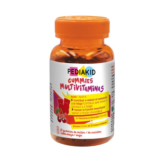 Pediakid Sabor cereja multivitamínico 60 unidades