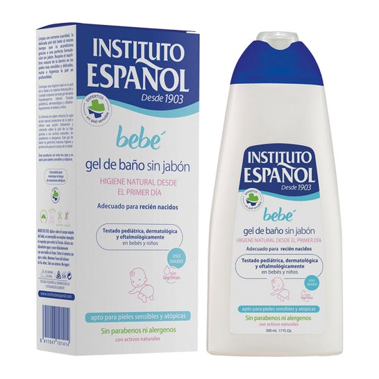 Instituto Español Bebe Gel de Banho sem Sabão 500ml