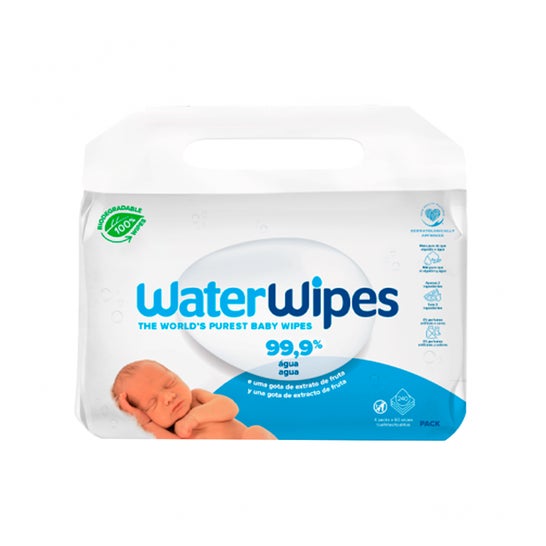WaterWipes Baby Wipes 180 Unidades