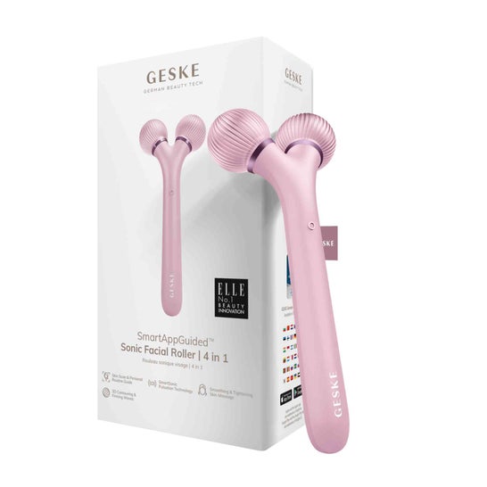 Geske Sonic Facial Roller 4 in 1 Pink 1 Unidade