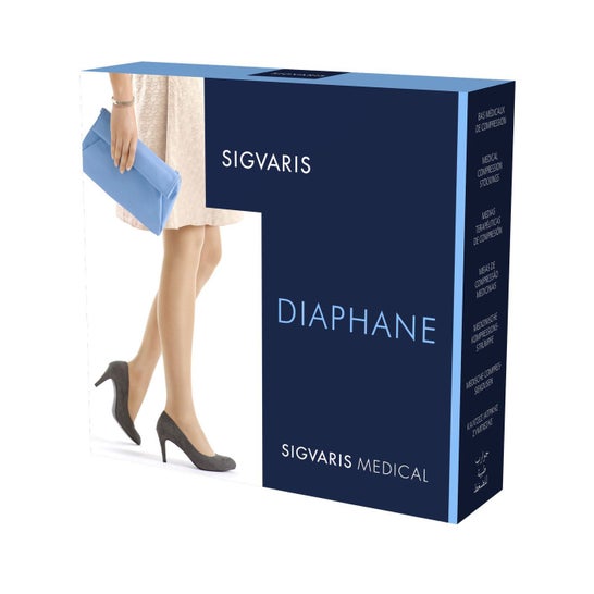 Sigvaris 3 Meias Médicas Diáfanas Preto Normal T. XL 1unidade