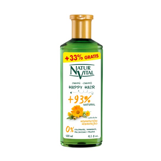 NaturVital Happy Hair Hidratante 0% Shampoo 500ml