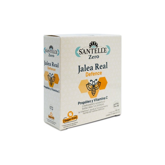 Santelle Royal Jelly Defence com Propolis e frascos de Vitamina C 10