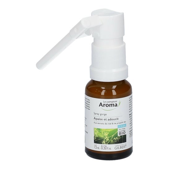 RESPIR' Garganta spray com óleos essenciais orgânicos frasco de 15 ml