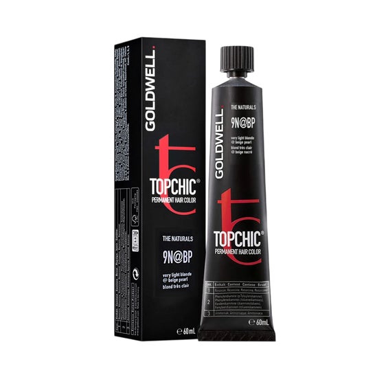Goldwell Topchic Coloração 9N@BP Louro Muito Claro Bege Pérola 60 ml