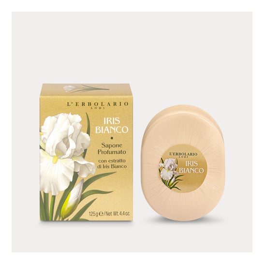 L'Erbolario Sabonete Perfumado Íris Branco 125 g