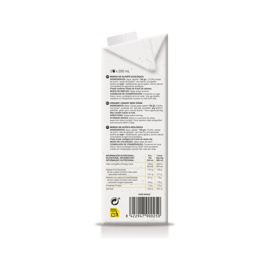 Soria Food Drink Drink Alpiste 1 L