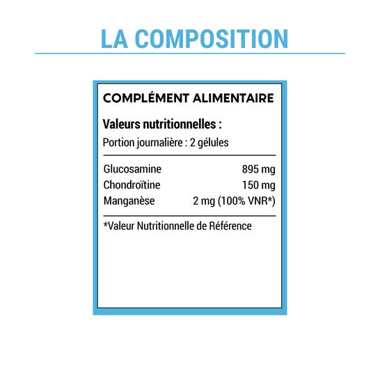 Enova Elements Glucosamine + Chondroïtine 60 Gélules