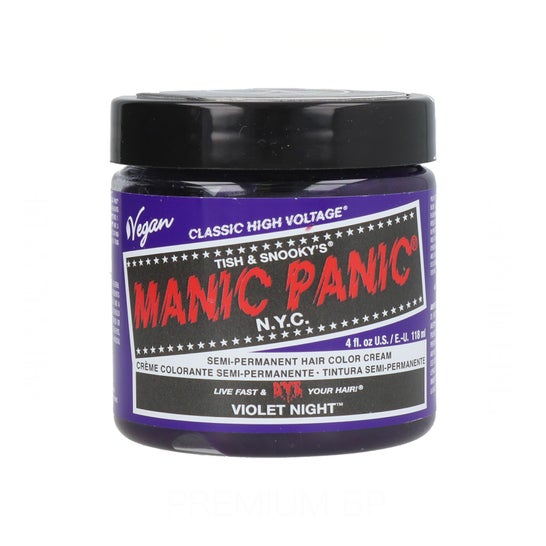 Manic Panic Clássico Colorido Semi-Permanente Noite Violeta 118ml