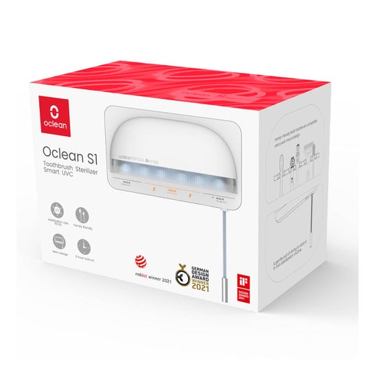 Oclean S1 Toothbrush UVC Sterilizer White 1 Unidade