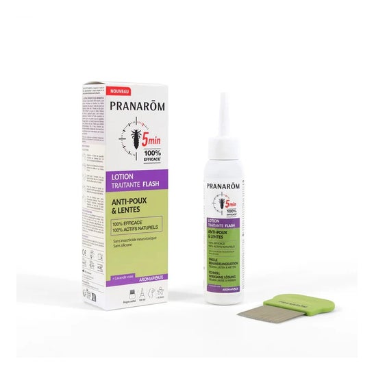 Pranarom Pack Aromapoux Loção Flash Antipiolhos 100 ml + Pente