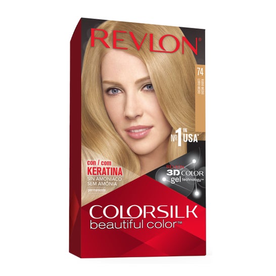 Revlon Colorsilk 74 Kit Cor de Cabelo Louro Médio