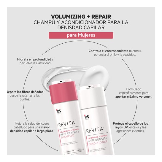 Revita Champô Volumizador Reparador 205 ml