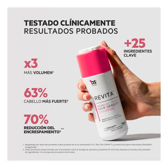 Revita Champô Volumizador Reparador 205 ml