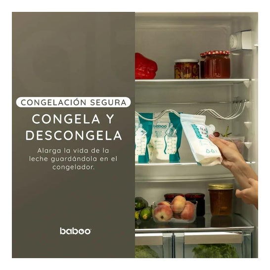 Baboo Sacos para Armazenar Leite Materno 25 Unidades Baboo Sacos para Armazenar Leite Materno 25 Unidades