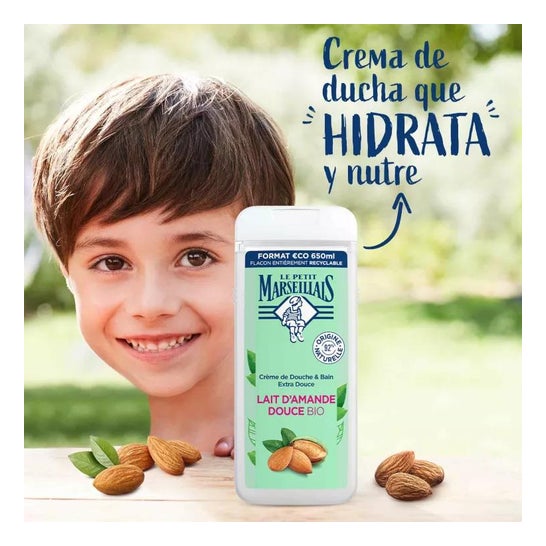 Le Petit Marseillais Gel Baño Leche de Almendras BIO 650ml Le Petit Marseillais Gel Baño Leche de Almendras BIO 650ml
