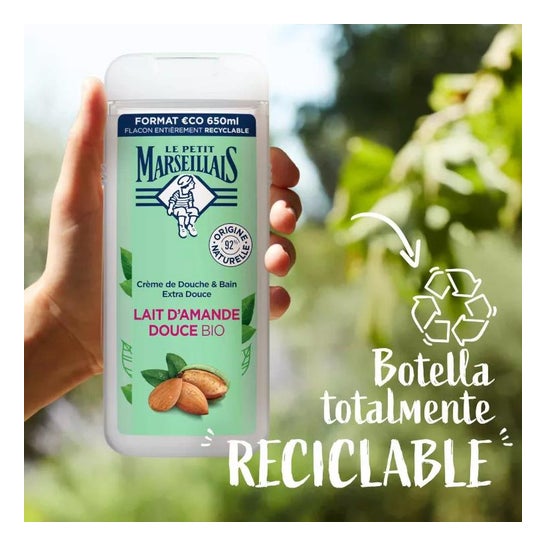 Le Petit Marseillais Gel Baño Leche de Almendras BIO 650ml Le Petit Marseillais Gel Baño Leche de Almendras BIO 650ml