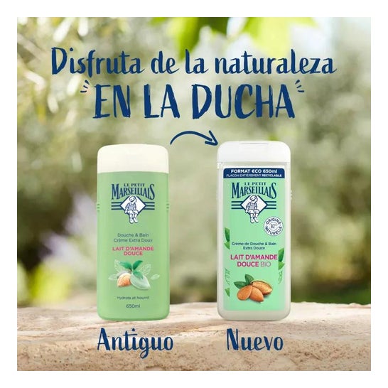 Le Petit Marseillais Gel Baño Leche de Almendras BIO 650ml Le Petit Marseillais Gel Baño Leche de Almendras BIO 650ml