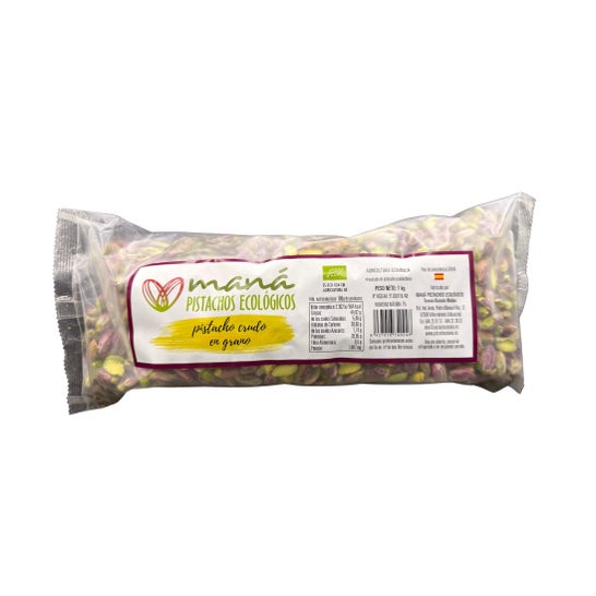 Maná Pistaches Pistache Ecológico Descascado Cru 1 kg