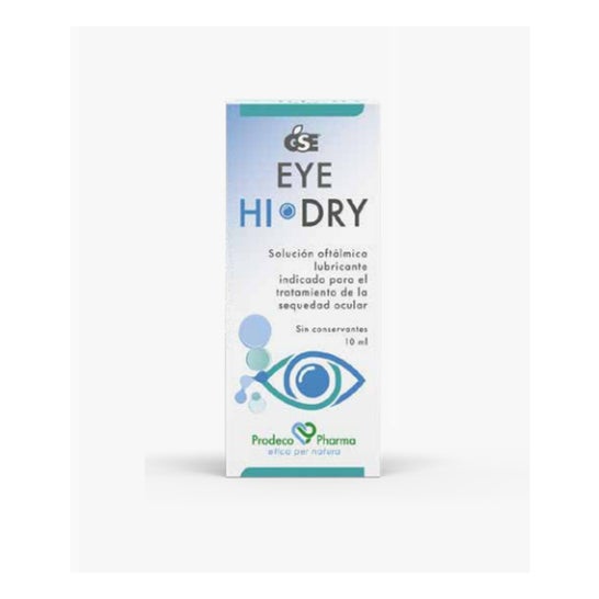 Gse Eye Hi-Dry Solução Oftálmica Lubrificante 10ml