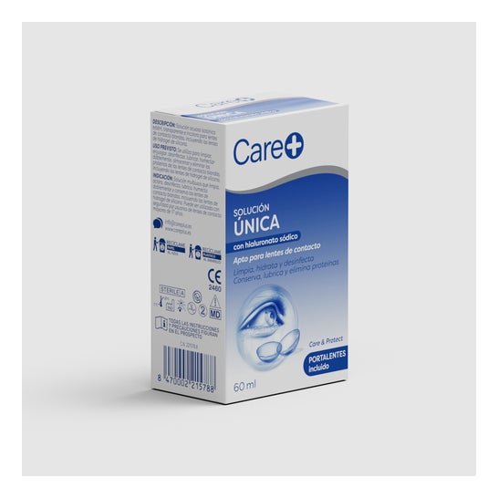 Care+ Líquido para Lentes de Contato com Hialuronato Sódico 60 ml