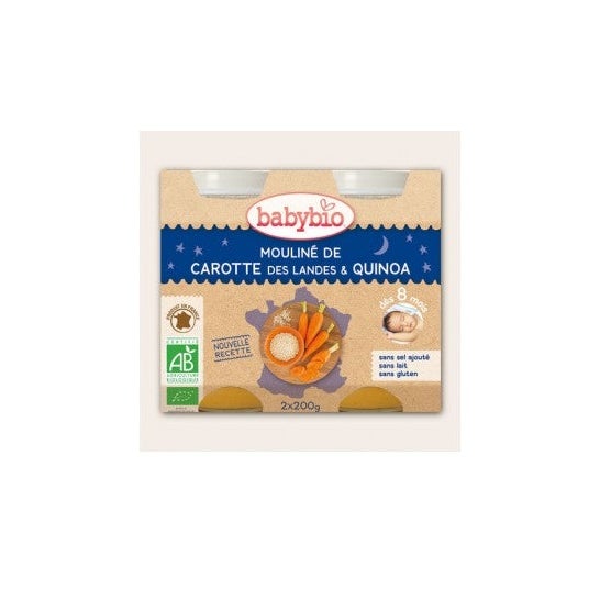 Babybio Organic Vegetais & Quinoa Menu Jars em 8 meses 2 x 200 g