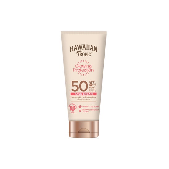 Hawaiian Tropic Loção Facial Glowing Protection Spf50 50ml