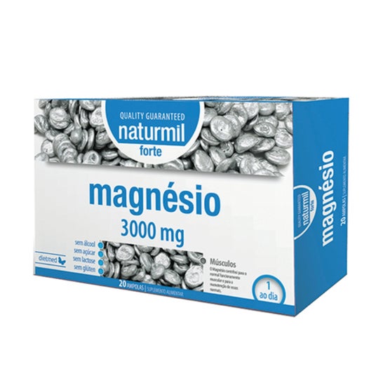 Naturmil Magnesio Forte 3000 Mg 20 Ampollas De 15 Ml