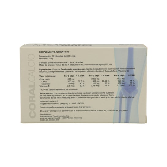CFN Coral Cálcio Sango 60caps