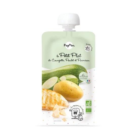 Popote Le Petit Plat Curgete Frango Parmesão Bio 180 g