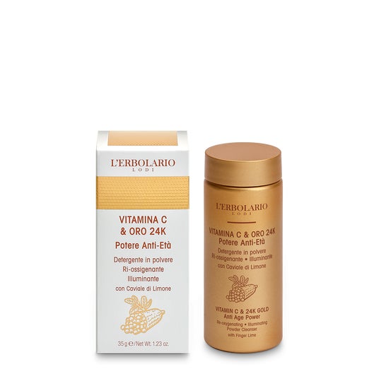 L'Erbolario Vitamina C e Ouro 24K Limpador 35g