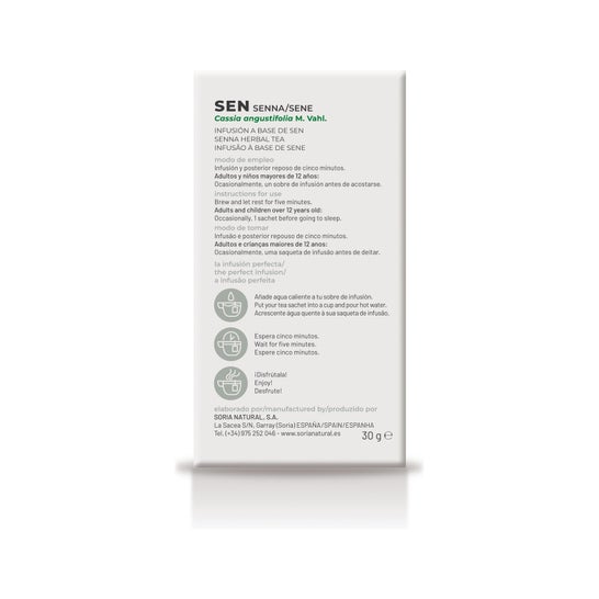 Soria Natural Sen Infusión 20 filtros